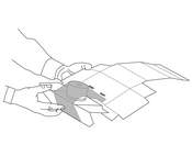 Verpackungsvorgang Flügel gespannt