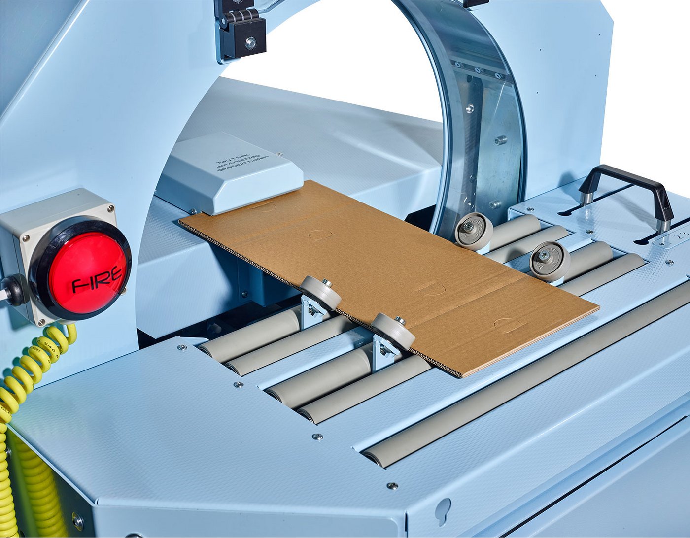 Verpackungsvorgang Tray auflegen